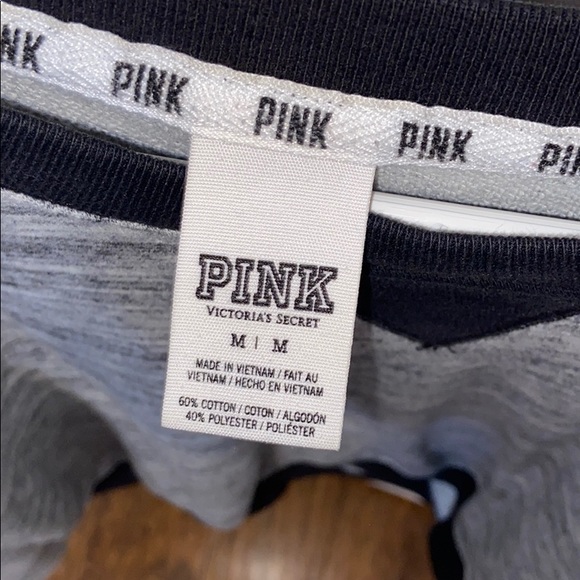 Grey and black cropped sweat shirt - Picture 4 of 4